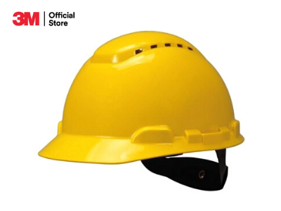 3เอ็ม หมวกนิรภัยแบบระบายอากาศ ปรับหมุน สีเหลือง